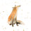 «Dreaming Fox on Canvas» par Katrina Pete, reproduction