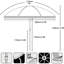 Contrepoids de parasol de plage 6 po Yamil inclus-629967006