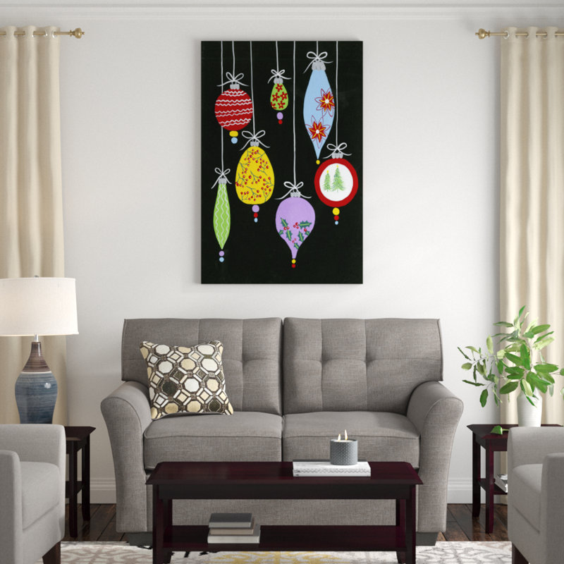 Jazzy Christmas I by Regina Moore - Graphic Art Print, 122cm H x 81cm W x 3.18cm D, Wrapped Canvas