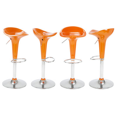 York Swivel Adjustable Height Counter Stool with Metal Frame