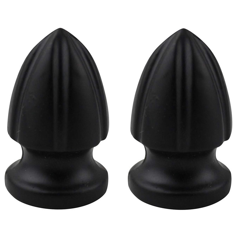 Abigial Lamp Finial, Matte Black