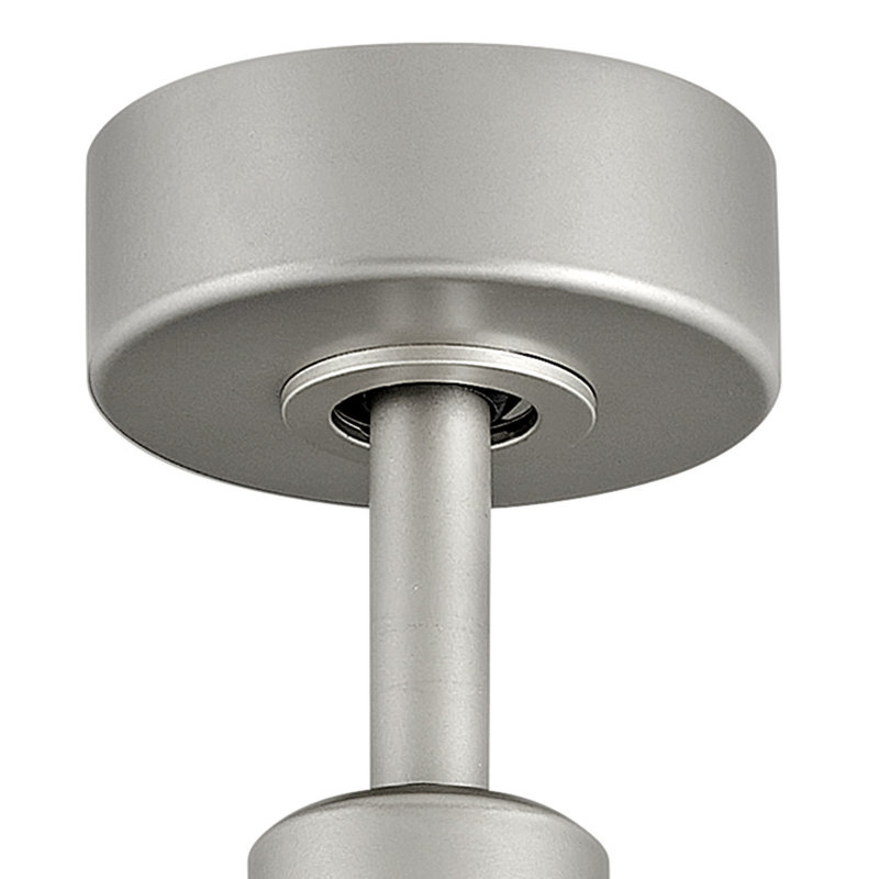 Tige de ventilateur de plafond, Nickel brossé, H 60 po x l 1 po x P 1 po