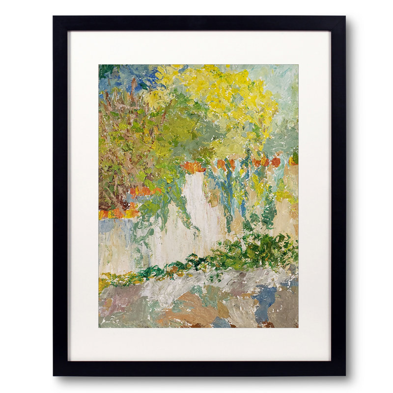 Allaire Garden Wall 7 Print by Marsha Heller, 20" H x 16" W