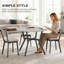 Lamberto Round Metal Base Dining Table-466641098