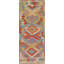 Tapis de couloir oriental géométrique Kilim 3 x 8