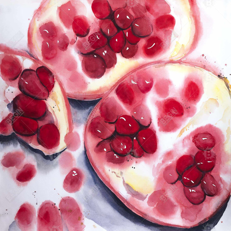 " Pomegranate Pieces "