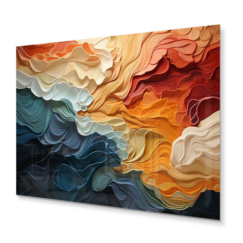 Biomorphism Forms V - Modern Metal Wall Decor, 24" H x 32" W