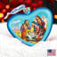 Holiday 3.5'' Handmade Glass Holiday Shaped Ornament
