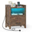 45cm W Manufactured Wood Bedside Table-1309818214