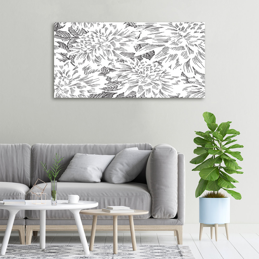 Floral Pattern - Wrapped Canvas Art Prints