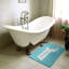 Tapis rectangulaire antidérapant pour salle de bain-42101509-42101513-122103222