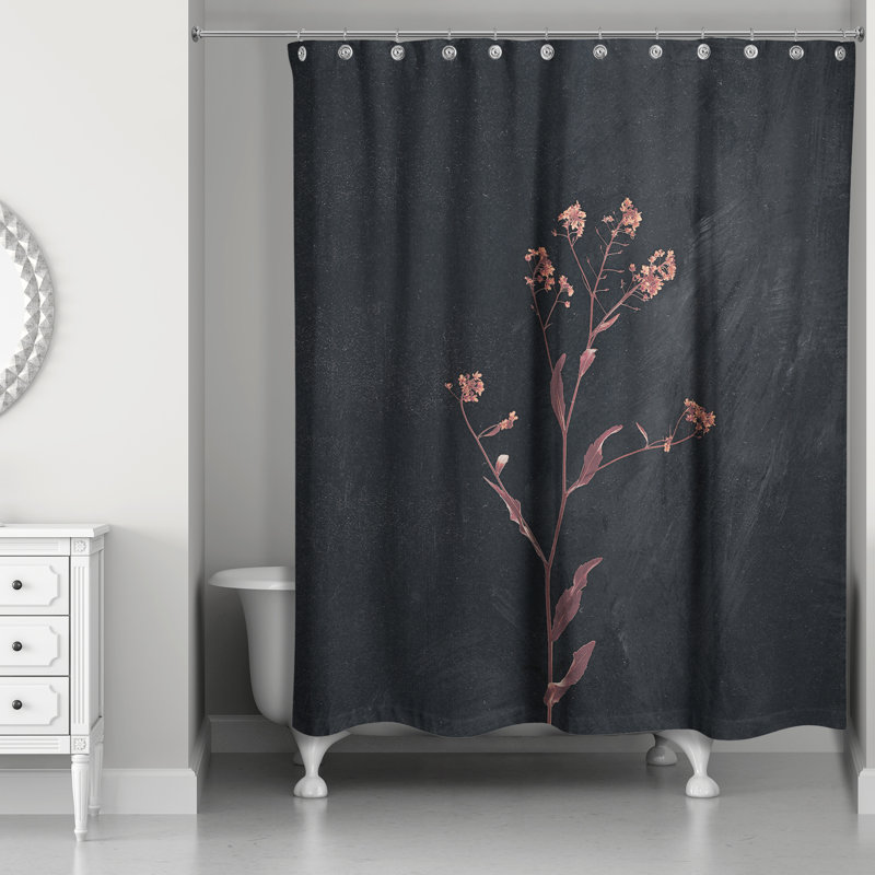 Spicy Botanical Shower Curtain
