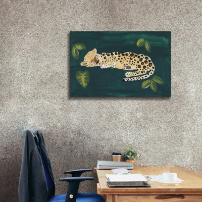 Toile épique «Lethargic Leopard 2» par Alicia Longley, 40 po x 26 po