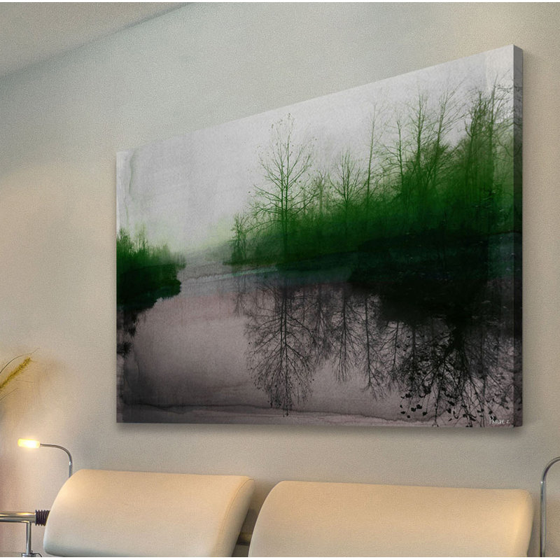 « coléoptère lake » par parvez taj,, reproduction d’art sur toile tendue, 40 po x 60 po