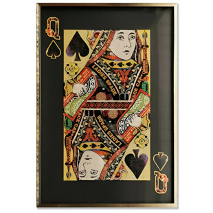 Carte à jouer Queen of Black Spade