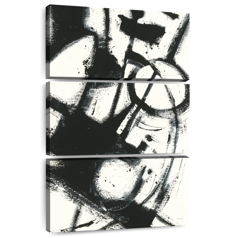 Avery Expression Abstract II White, 38" H x 24" W