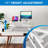 Mount-It 38 in W Height Adjustable Rectangle Standing Desk Converter-113036838