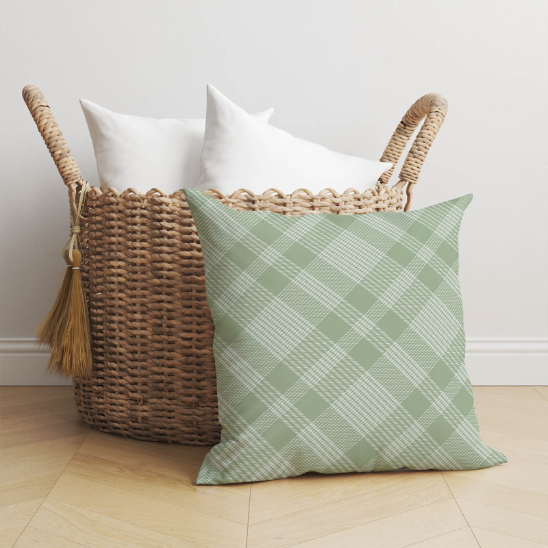 Coussin Lily, Vert, H 26 po x l 26 po