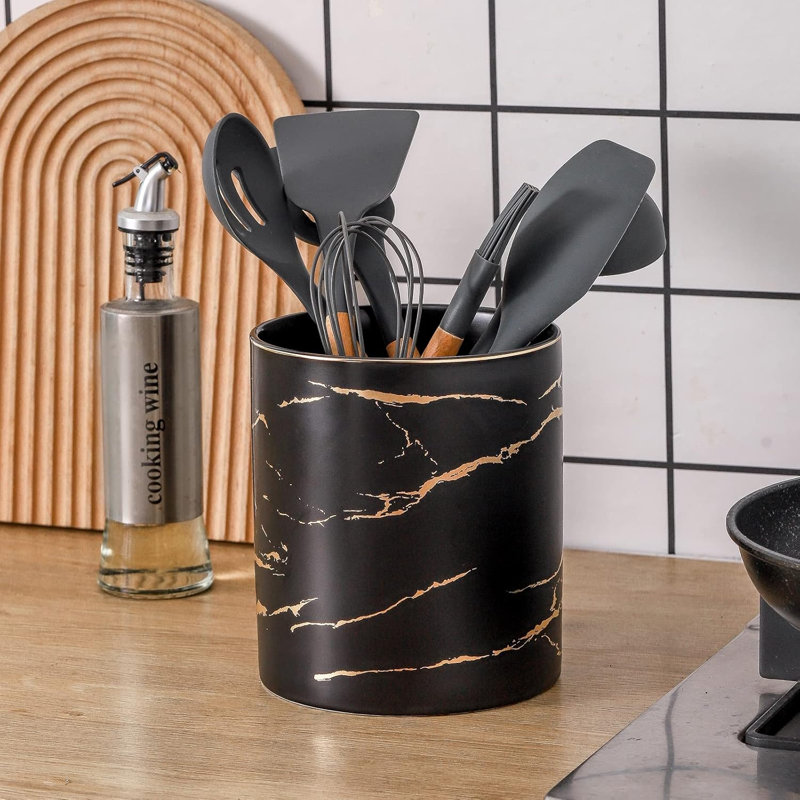 Golden Marble Cutlery Rack