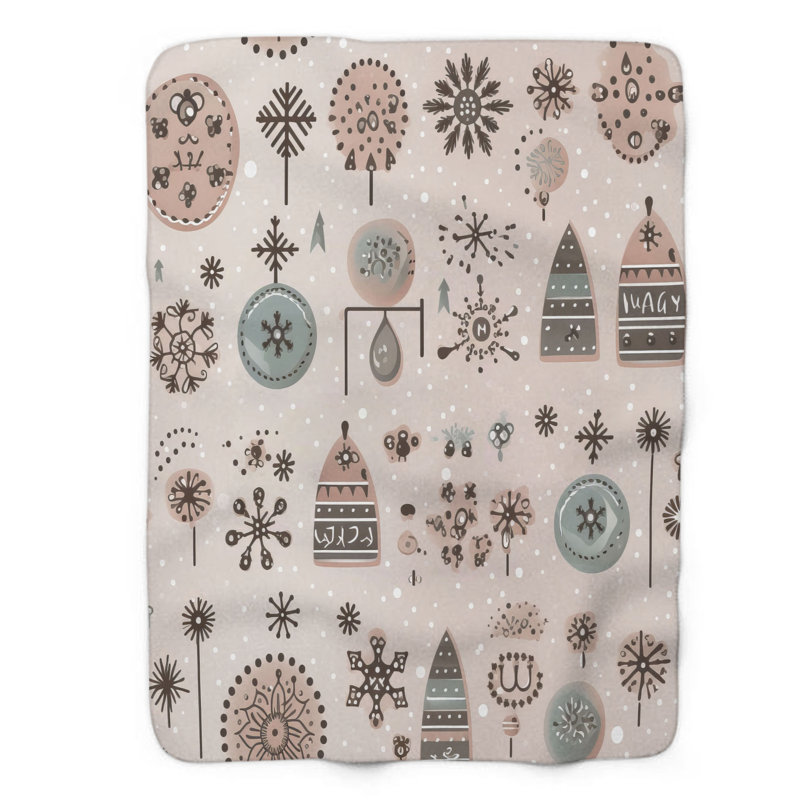 Winter Specks - 1 Piece Premium Blanket, 50" W x 60" L