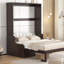 Lit escamotable mural Murphy avec coussin, base de lit-181673614