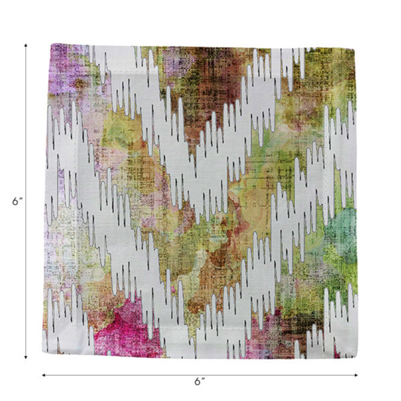 Cotton Blend Square Napkins, Richesse