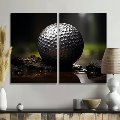 Golfers Focus - Golf Canvas Wall Art