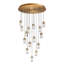 Lustre en cristal avec longueur réglable-1033648623