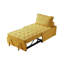 Canapé-lit polyvalent en tissu de lin-209630559