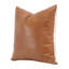 Housse et insert de coussin décoratif en similicuir