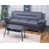 Similicuir gris/noir est en rupture de stock