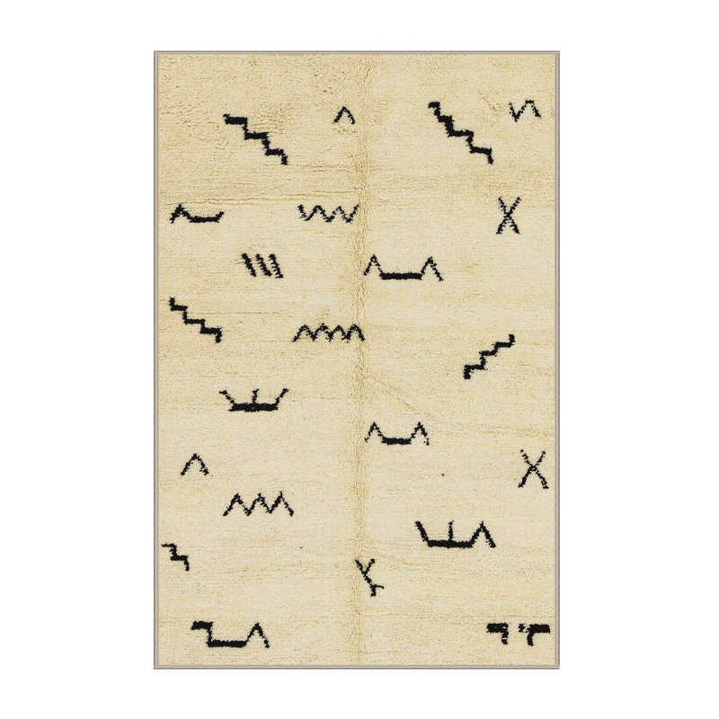 Abstract Indoor Rug, Rectangle 4' x 6'