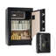 Tigerking Coffre-fort robuste avec verrouillage tactile numérique et tablettes réglables, noir-123752530
