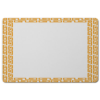Garo Wood, Polyester Geometric Rectangle Placemat