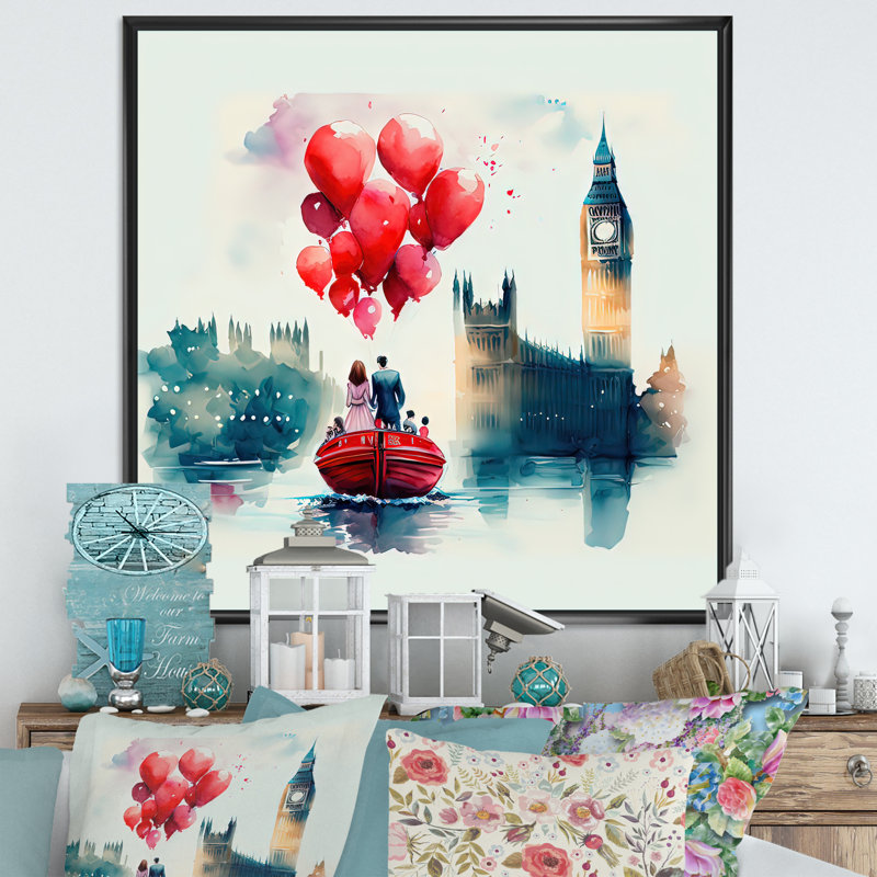 - Art mural traditionnel sur toile, H 16 po x l 16 po x P 1 po, Toile avec cadre flottant noir