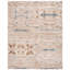 Abstract Hand Knotted Blue/Beige Area Rug-1574977080