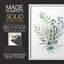 «Blue Mist Eucalyptus II», reproduction encadrée - bois massif-209116266-209116268