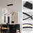 2 - Light Black LED Dimmable Kitchen Island Pendant with Remote & App Control