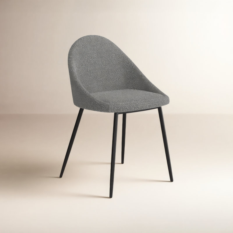 Chaise Holmes Boucle, Gris