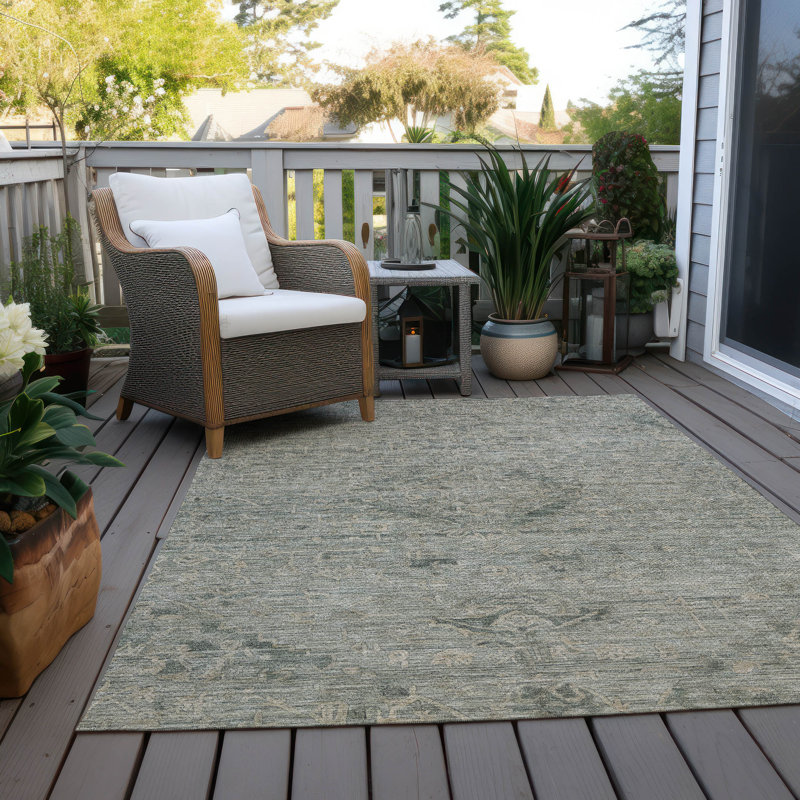 Sage 3' x 5' Synthetic Washable Rectangular Rug