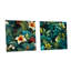 Ensemble de 2 peintures murales en acrylique Rainforest Radiance-103927230