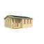 Lasita Sri Lanka 18.5 x 16 Ft. Apex Roof Premium Log Cabin With Tempered Double Glazing (44mm)