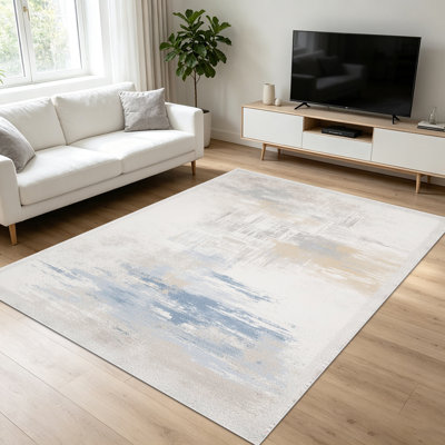 Tapis d'art abstrait de 1 pièce pour le salon, doux et confortable, convient à toutes les saisons, facile à entretenir, tapis d'intérieur lavable à la machine, convient à la chambre à coucher, à la salle à manger, au bureau, au balcon, au patio, à la maison, à l'extérieur.