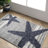 Thomas Paul Starfish and Striped Gray Rug-39726265