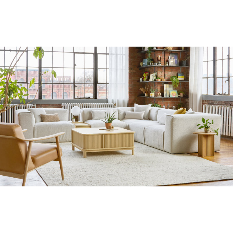 Nest Modular Sectional, Bone Boucle