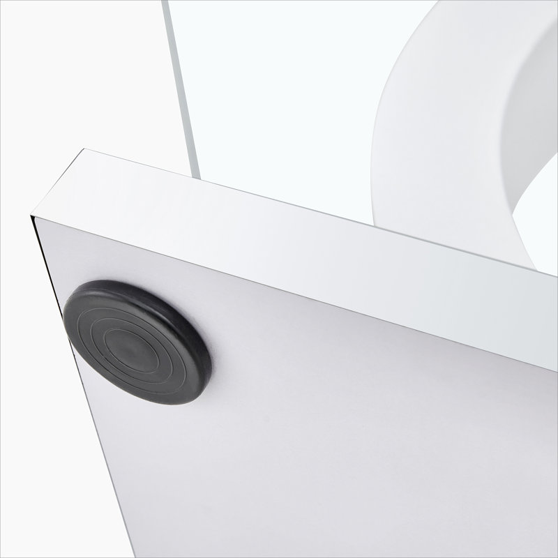 Table basse en MDF de style moderne avec base, idéale pour les salons et les salons, Blanc