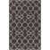 Tapis décoratif ardoise/gris Touffeté à la main à motif géométrique Sandi