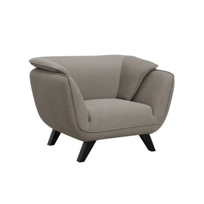 Chaise en lin brun Nayeli