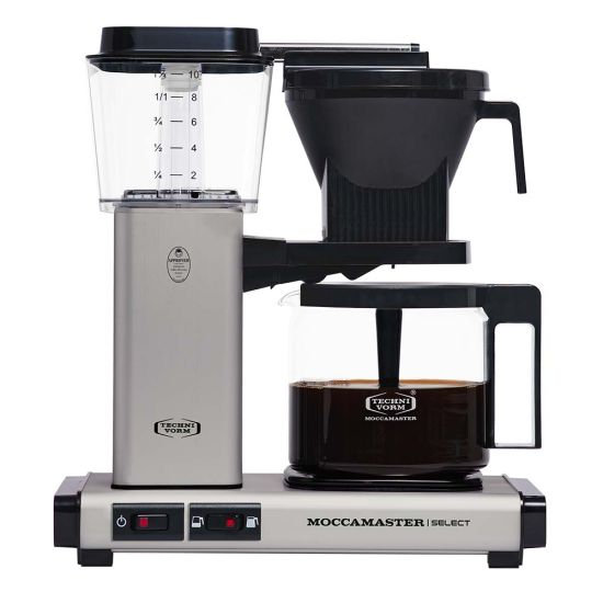 Moccamaster Silver Kbg Select - 1.25 Litre Fully-Auto Drip Coffee Maker In Matt - Image 3