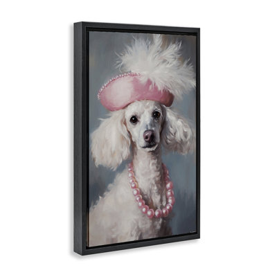 Beautiful Collette Pup Floating Frame, design by Tina LeCour